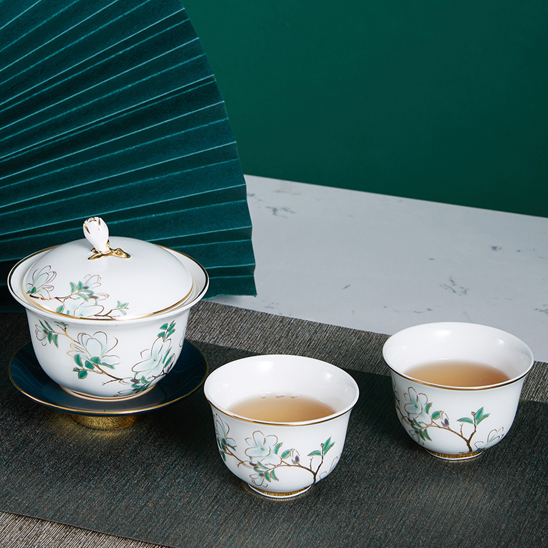 高端功夫茶杯蓋碗